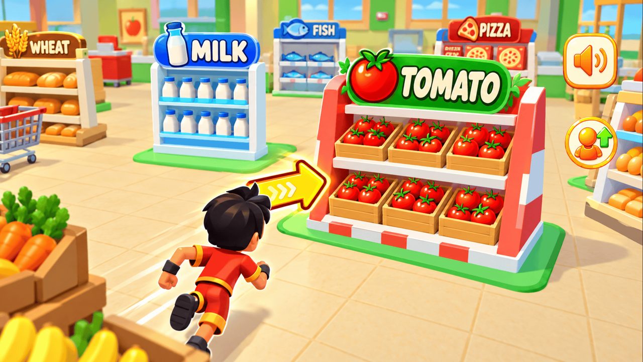 Super Market Boss: Idle Tycoon supermarket game artwork